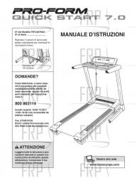 USER'S MANUAL, ITALIAN - Image