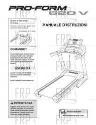 USER'S MANUAL, ITALIAN - Image