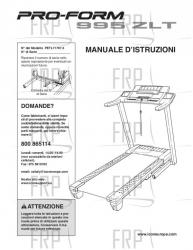 USER'S MANUAL, ITALIAN - Image