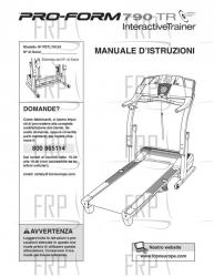 USER'S MANUAL, ITALIAN - Image