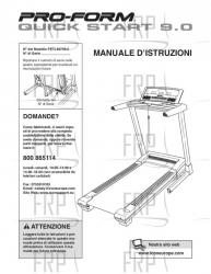 USER'S MANUAL, ITALIAN - Image