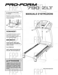 USER'S MANUAL, ITALIAN - Image