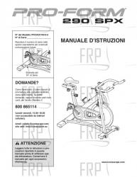USER'S MANUAL, ITALIAN - Image