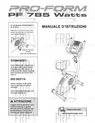 USER'S MANUAL, ITALIAN - Image