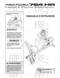 USER'S MANUAL, ITALIAN - Image