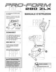 USER'S MANUAL, ITALIAN - Image