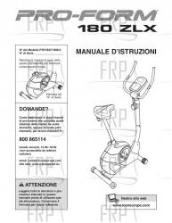 USER'S MANUAL, ITALIAN - Image