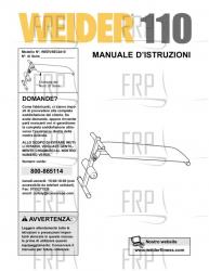 USER'S MANUAL, ITALIAN - Image