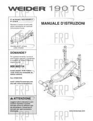 USER'S MANUAL, ITALIAN - Image