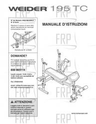 USER'S MANUAL, ITALIAN - Image