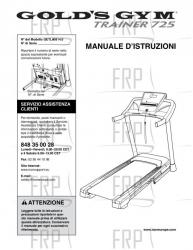 USER'S MANUAL,ITALIAN - Image
