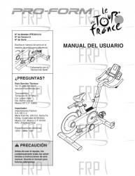 Manual, Owner's Spanish (SP4) - Image