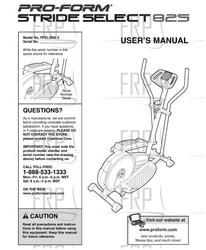 Manual, User PFEL39052 - Product Image