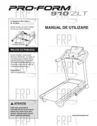 USER'S MANUAL,ROMANIAN - Image