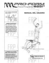 USER'S MANUAL, SPANISH - Image