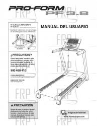 USER'S MANUAL, SPANISH - Image