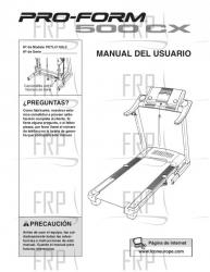 USER'S MANUAL - SPANISH - Image