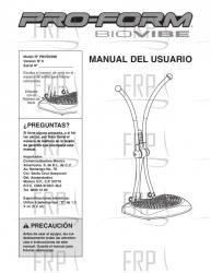 USER'S MANUAL, SPANISH - Image
