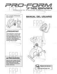 USER'S MANUAL, SPANISH - Image