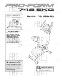 USER'S MANUAL, SPANISH - Image