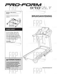 USER'S MANUAL,SWEDISH - Image