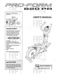 USER'S MANUAL - U.K. - Image
