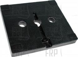 Weight, Plate, 20lb, Black - Product Image