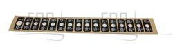 Decal, Weight Stack 20-245 LBS - Product Image