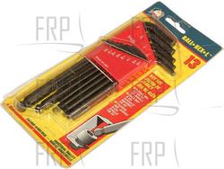 Wentch, Allen set, .05" - 3/8", 13 Piece, Ball - Product Image