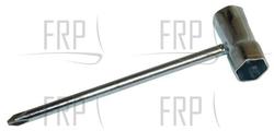 Wrench, Socket, with Phillips Screwdriver - Product Image