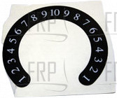 ADJUSTABLE DECAL MX-S76 - Product Image