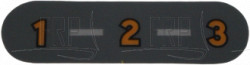 Adjustable Indication Decal, Adjustic, - Product Image