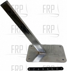 Back Pad Adjustable Set;;;Iced Sliver;GM - Product Image