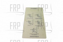 CHEST PLACARD - Product Image