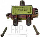 Coax Splitter;1 to 2;F-A025;TM502; - Product Image