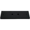 Connect Plate, Long, painting, Black Matt - Product Image