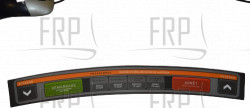 CONSOLE STICKER;FRENCH OVERLAY;;;DOWN;TM - Product Image