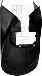 Cover, Frame, Rear, Up, ABS/PA757, BL/Black C - Product Image