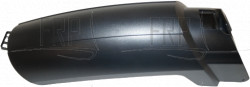 Cover, front, ABS/PA757, BL/Black C, EP589 - Product Image