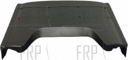 Cover, Motor, up, ABS/PA757, BL/Black C, TM7 - Product Image
