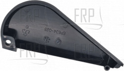 Cover;Pedal;left down;ABS/PA746;BL/Black - Product Image