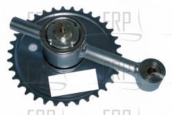 Crank axle, Right, Complete - Product Image
