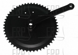 Crank w/ sprocket - right - Product Image