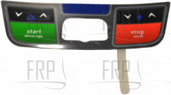 CTL Overlay, Down, EN/FR, with keypad, TM68 - Product Image