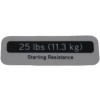 Decal, 25LBS, Starting Resistance PL0 - Product Image Decal, 25LBS, Starting Resistance PL0 - Product Image