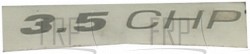 Decal, 3.5 CHP - Product Image