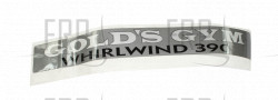 Decal, Brand, Gold's Gym - Product Image