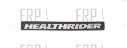 Decal, Brand, Healthrider - Product Image