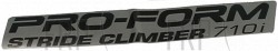 Decal, Brand, Proform - Product Image