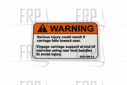 Decal - Caution - Product Image